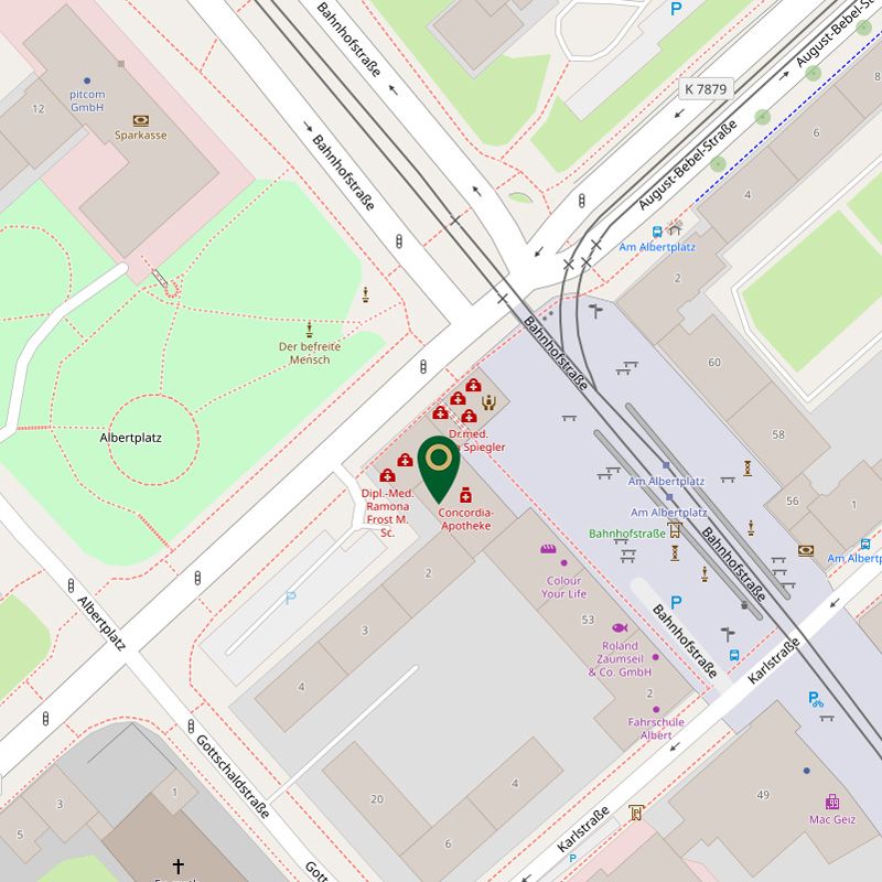 Bildschirmaufnahme von Openstreetmap